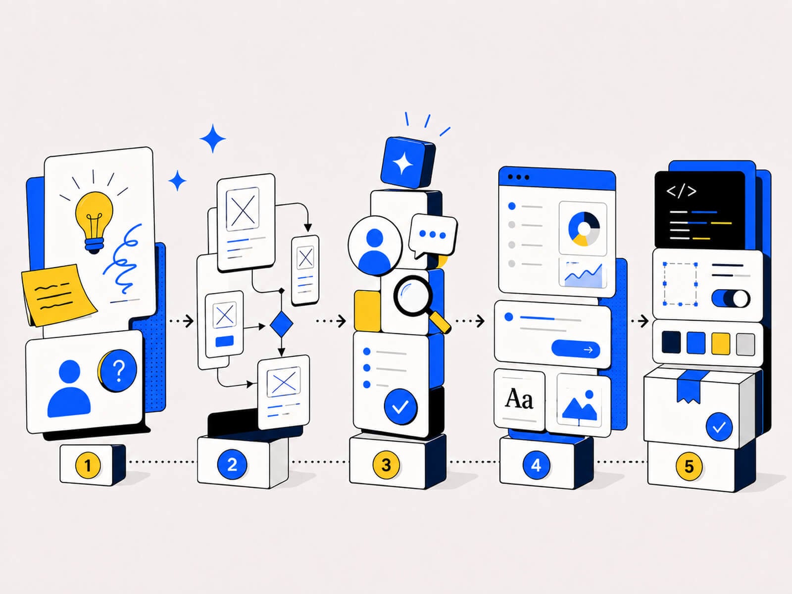 A low-fidelity wireframe sketch evolving into a high-fidelity MVP screen